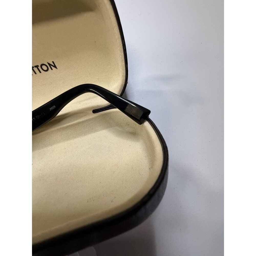 LOUIS VUITTON LV Sunglasses Z0277E Black/Silver Men w/COA & Case - Picture 7 of 7